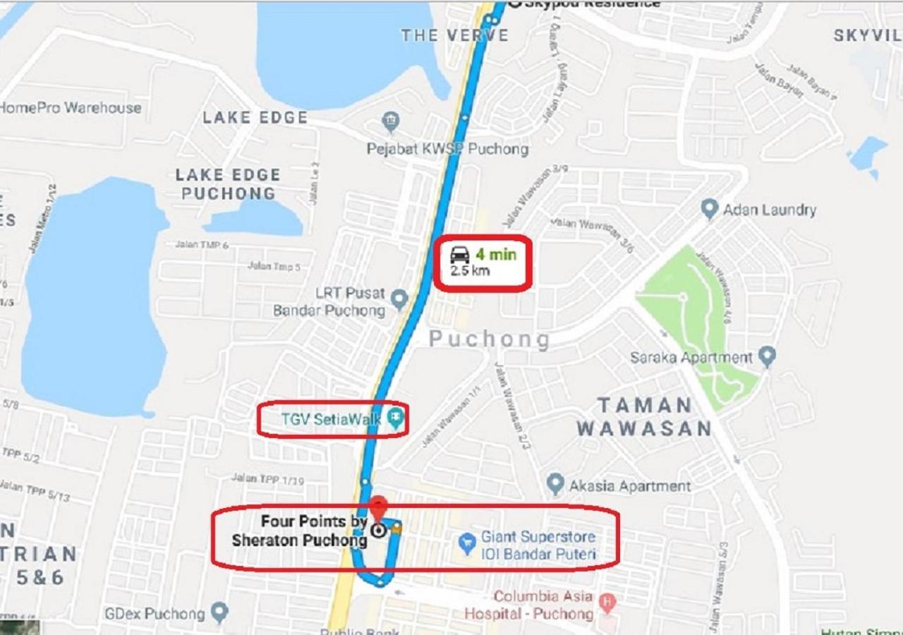 Puchong Skypod Residence, 1-5 Pax Cozy Unit, Walking Distance To Ioi Mall, 10Min Drive To Sunway מראה חיצוני תמונה